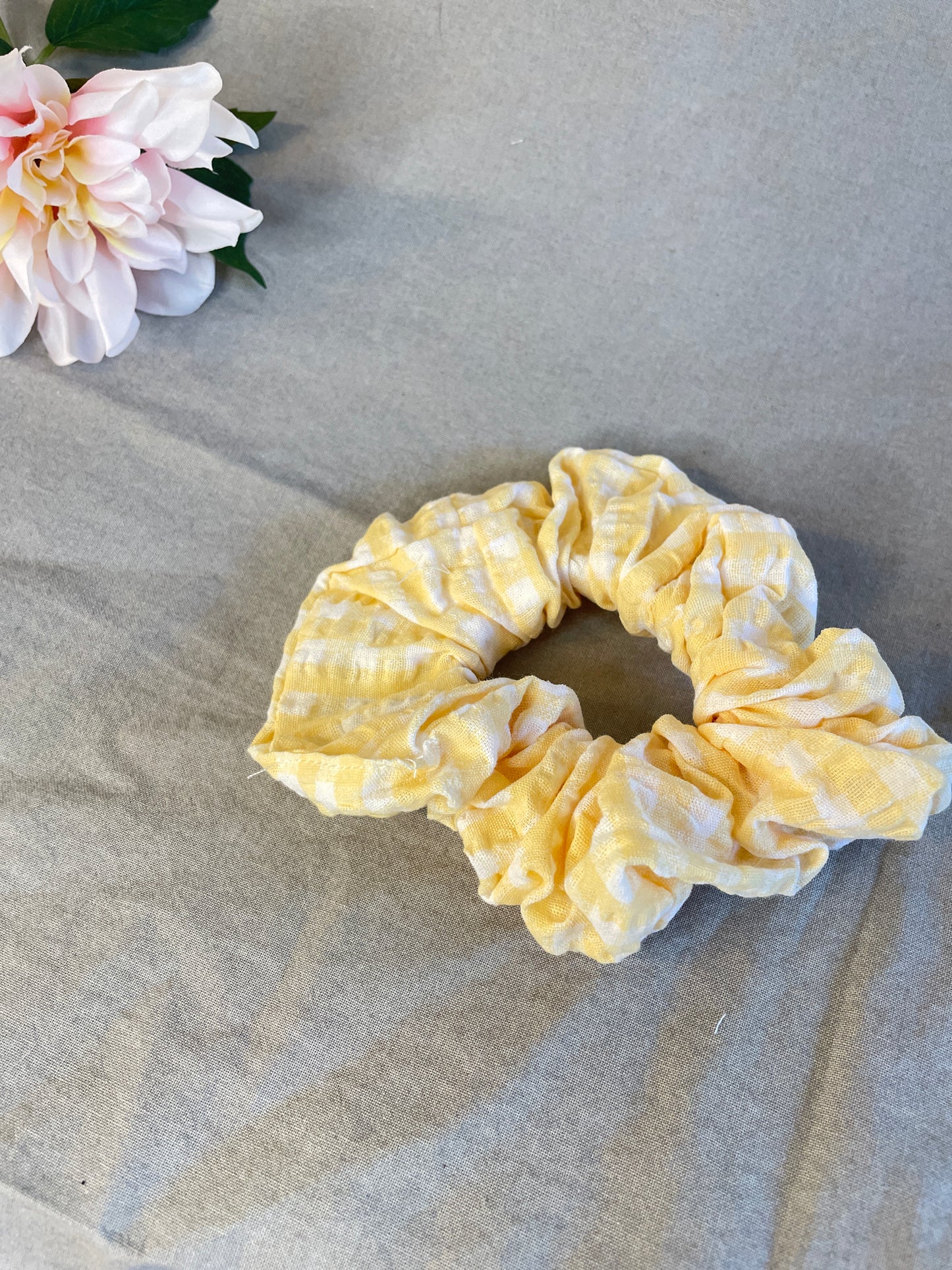 Snöflinga- scrunchie  ruta